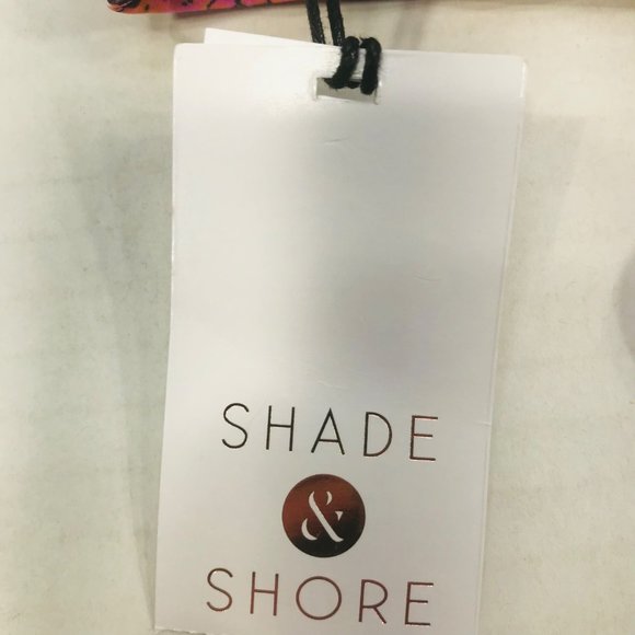 Shade And Shore Women's Size Small 4-6 Strappy Bikini Swim Top Pink Snake Print - Picture 3 of 13